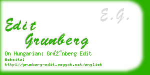 edit grunberg business card
